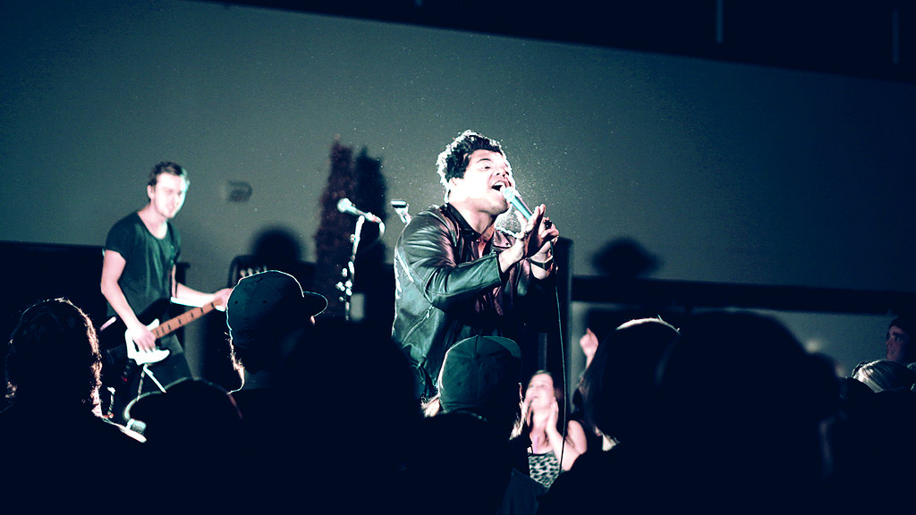 Parachute performing live on stage